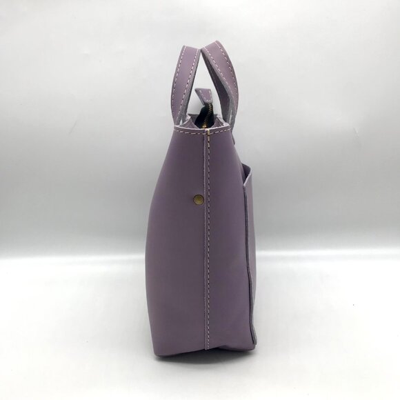 Portland Leather Goods Lavender Mini Crossbody Tote Bag - Picture 3 of 10